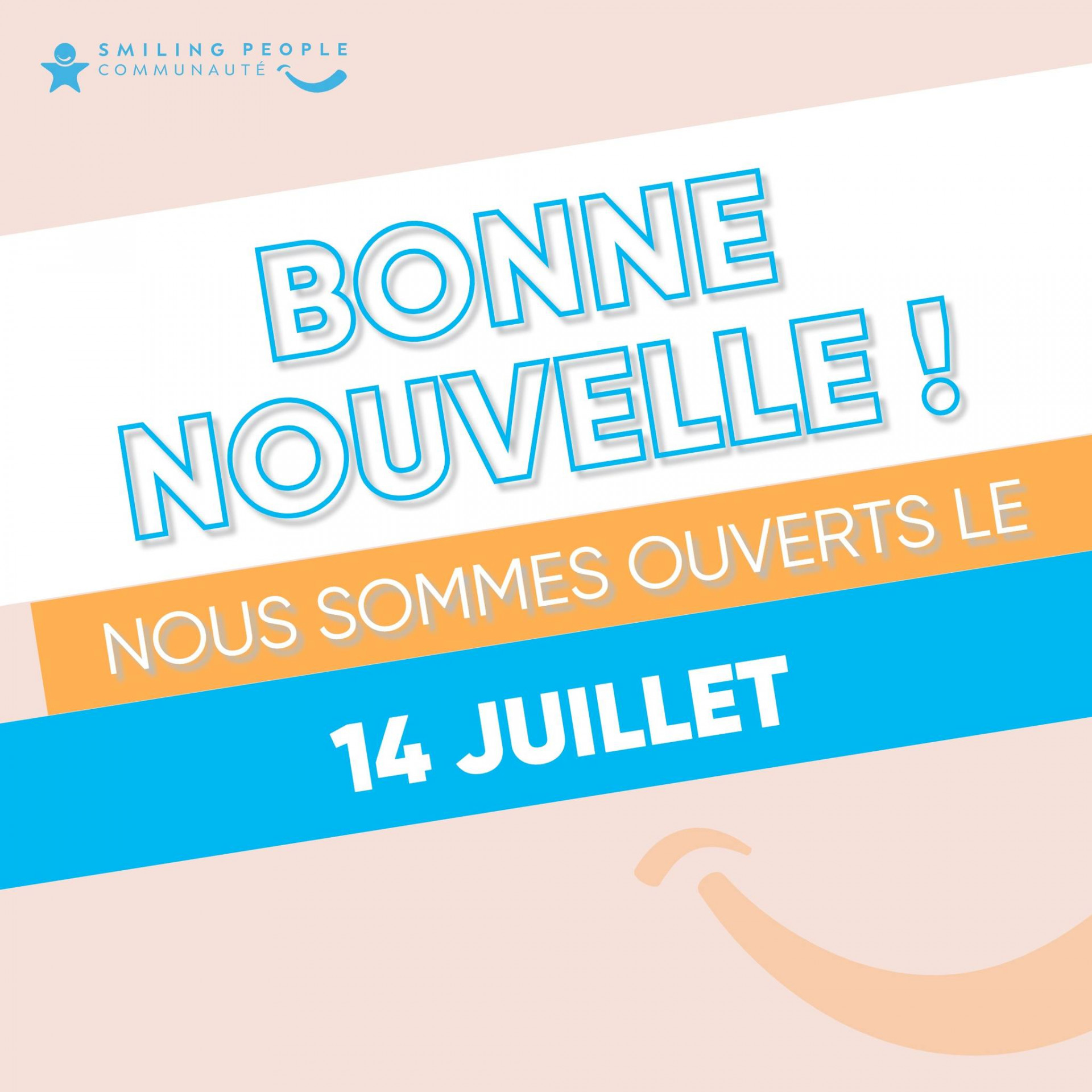 Ouverture Lundi 14 juillet
