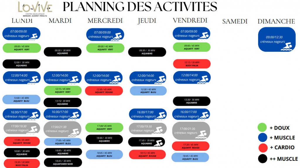 Planning Activités