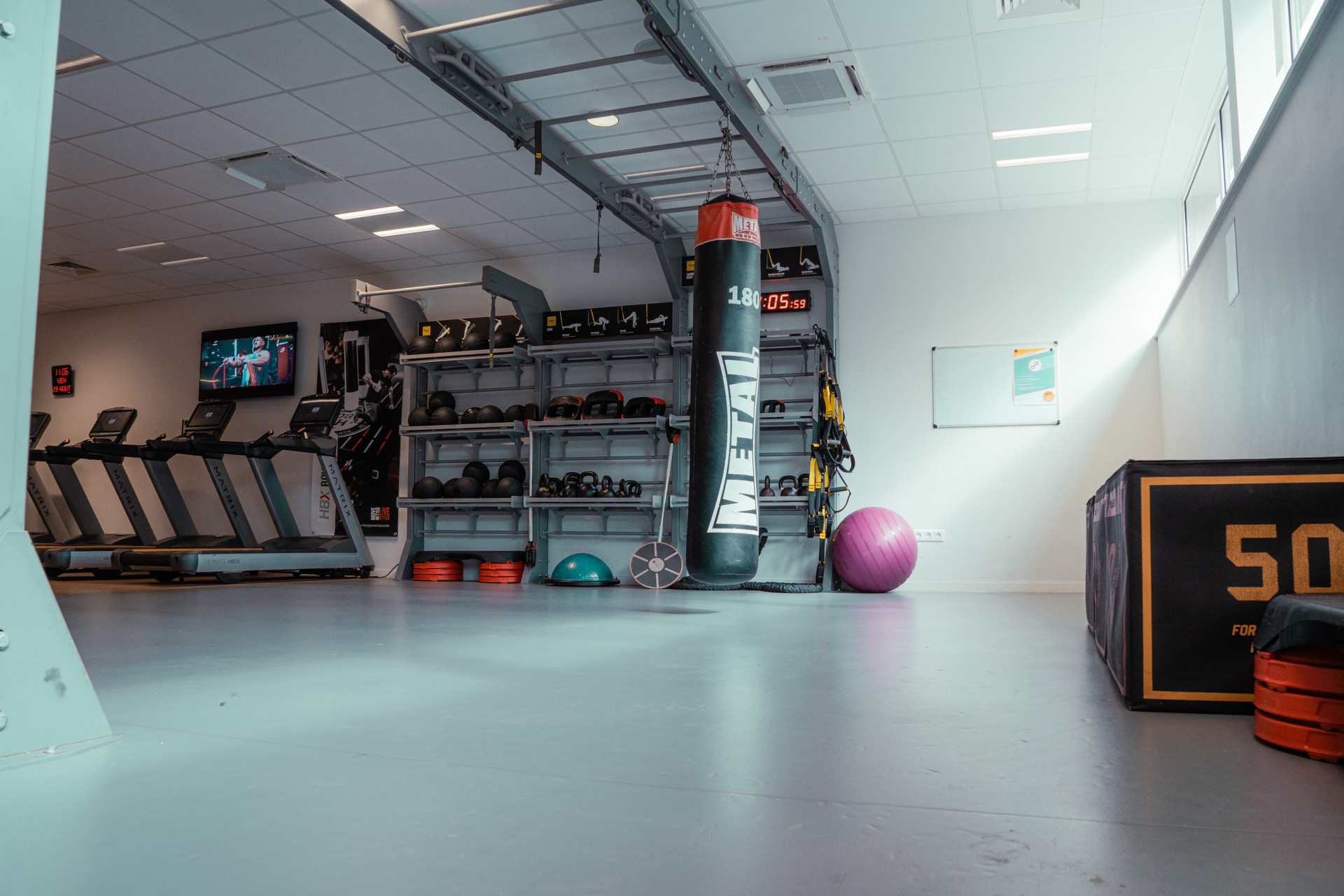 La zone de musculation La zone de musculation