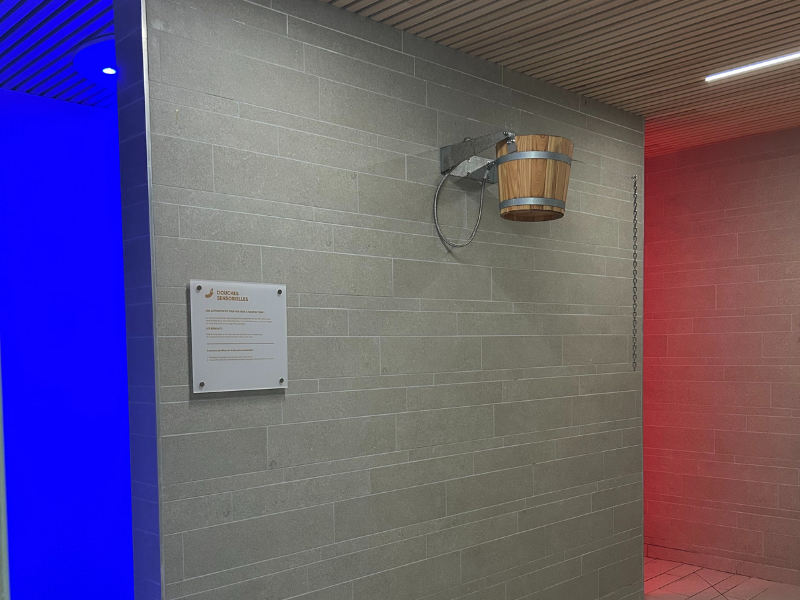 Des douches sensorielles Des douches sensorielles