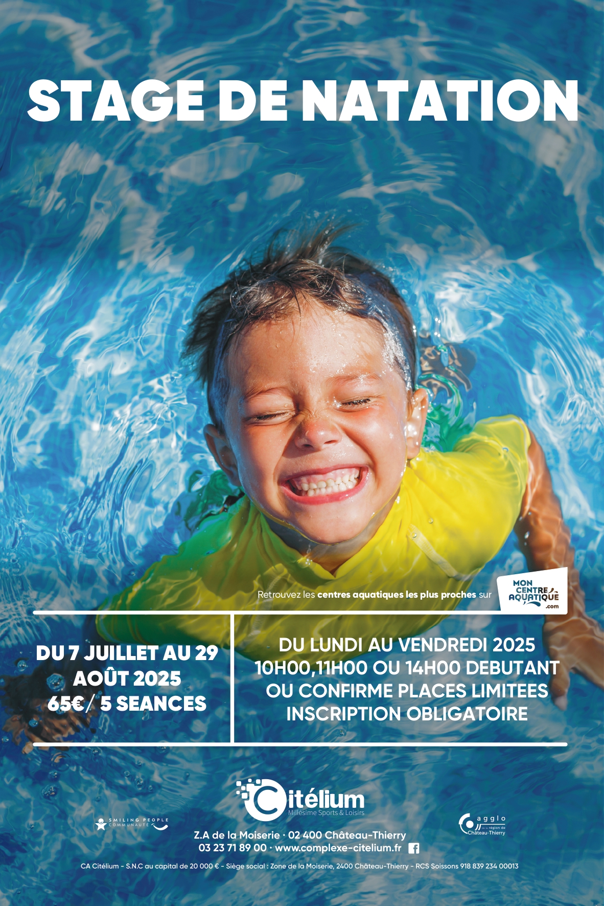 STAGE DE NATATION D'ETE