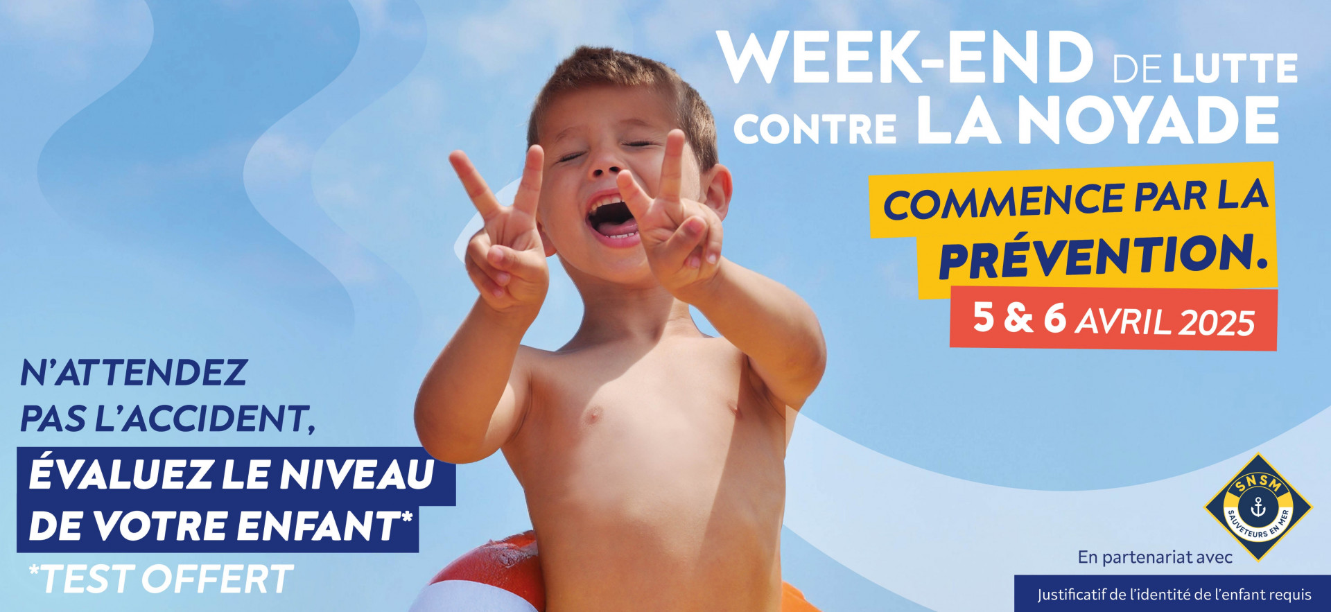 WEEK-END de LUTTE contre la NOYADE