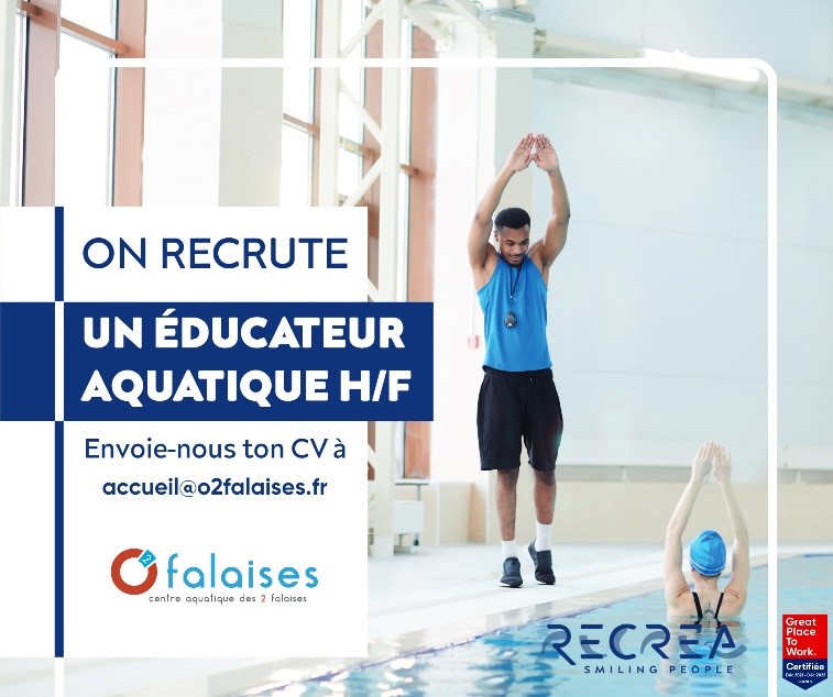recrutement éducateur aquatique