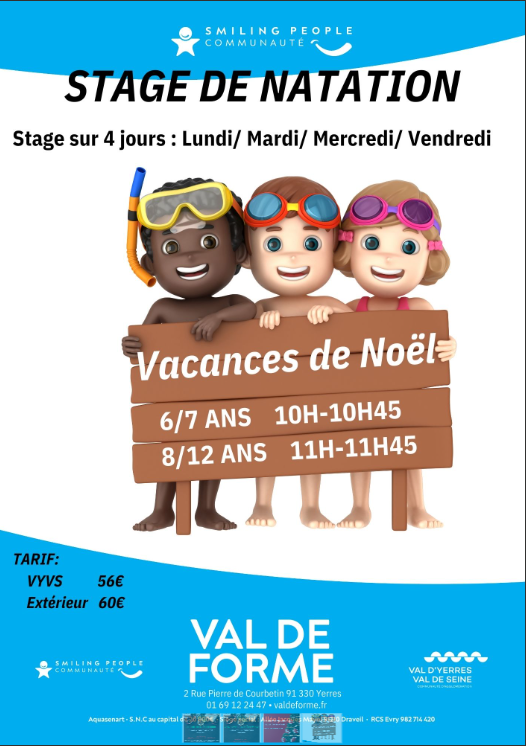 22/12/25 au 26/12/25 et 29/12/25 au 02/01/26