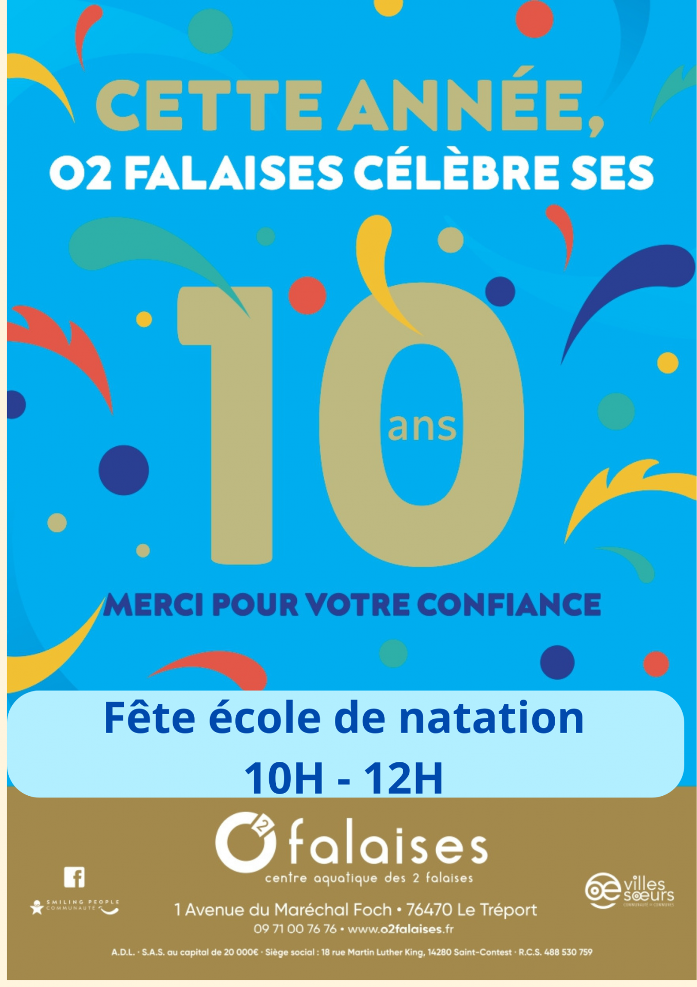 FÊTE DE L'ÉCOLE DE NATATION