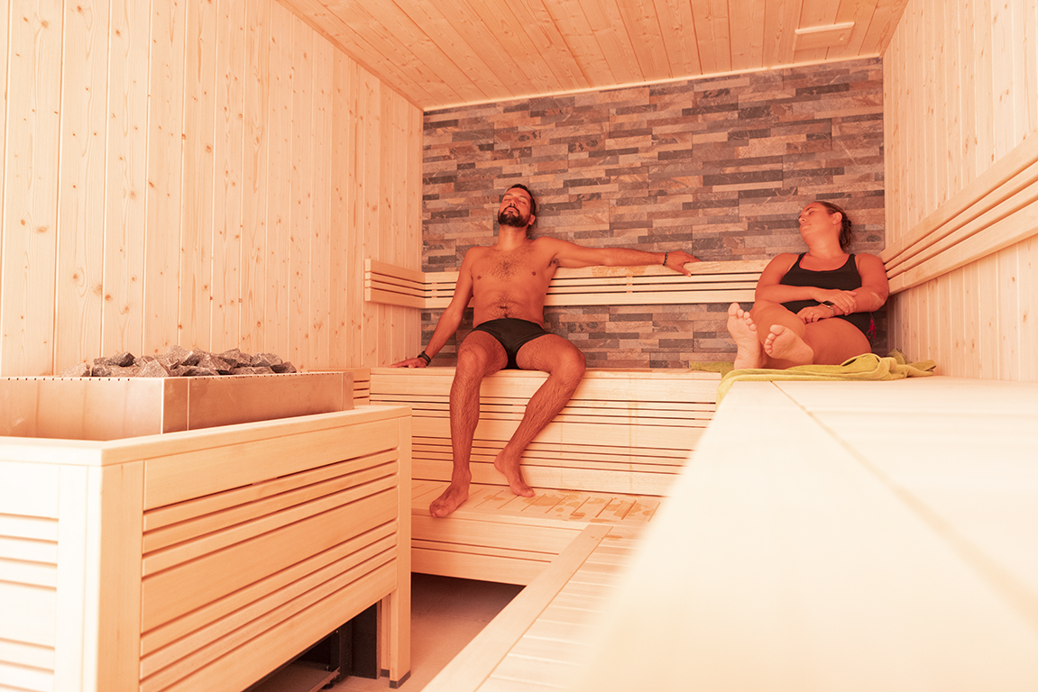 Deux saunas pour se relaxer