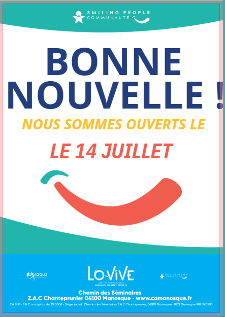 OUVERTURE 14 juillet
