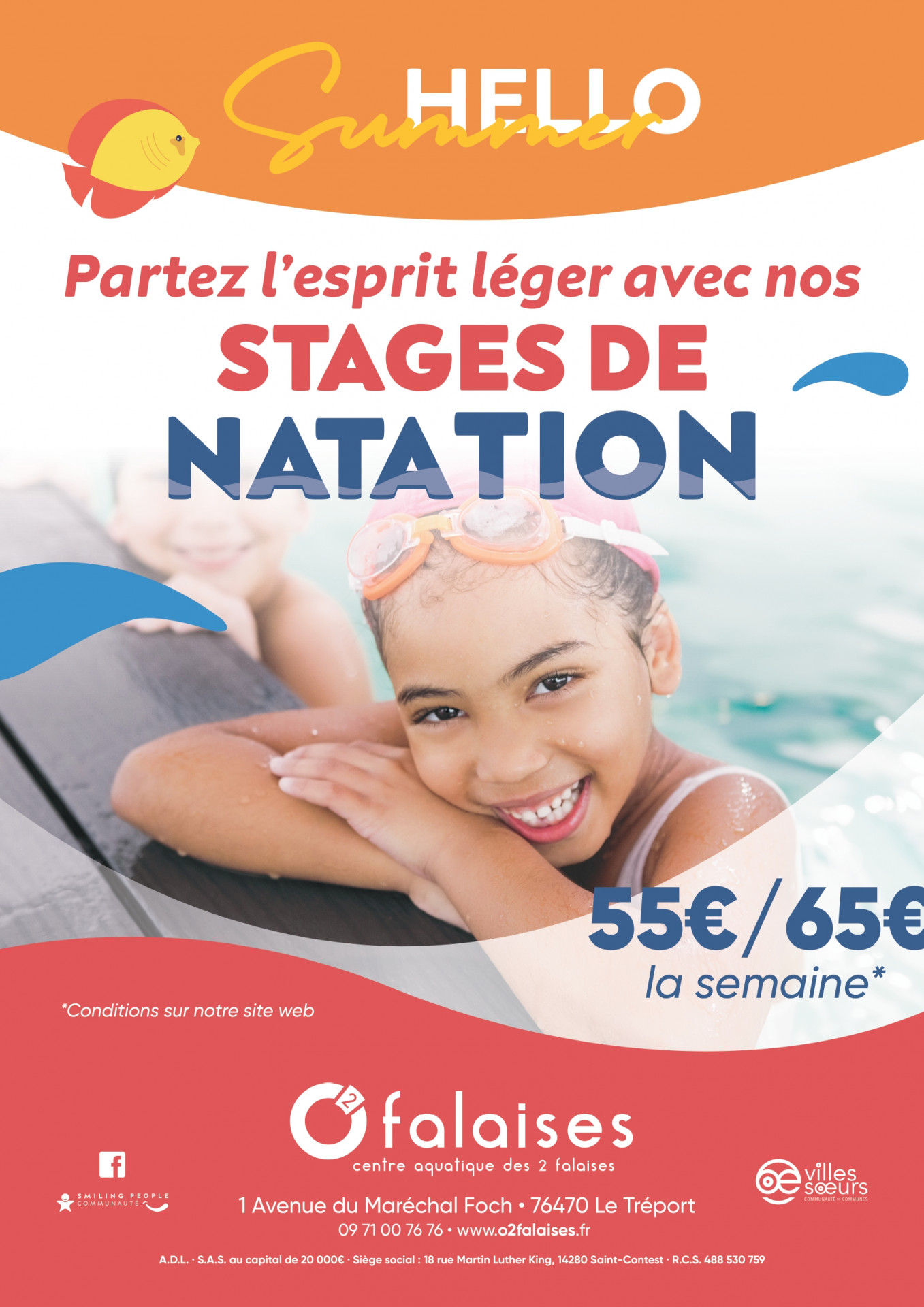 Stages natation été 2025