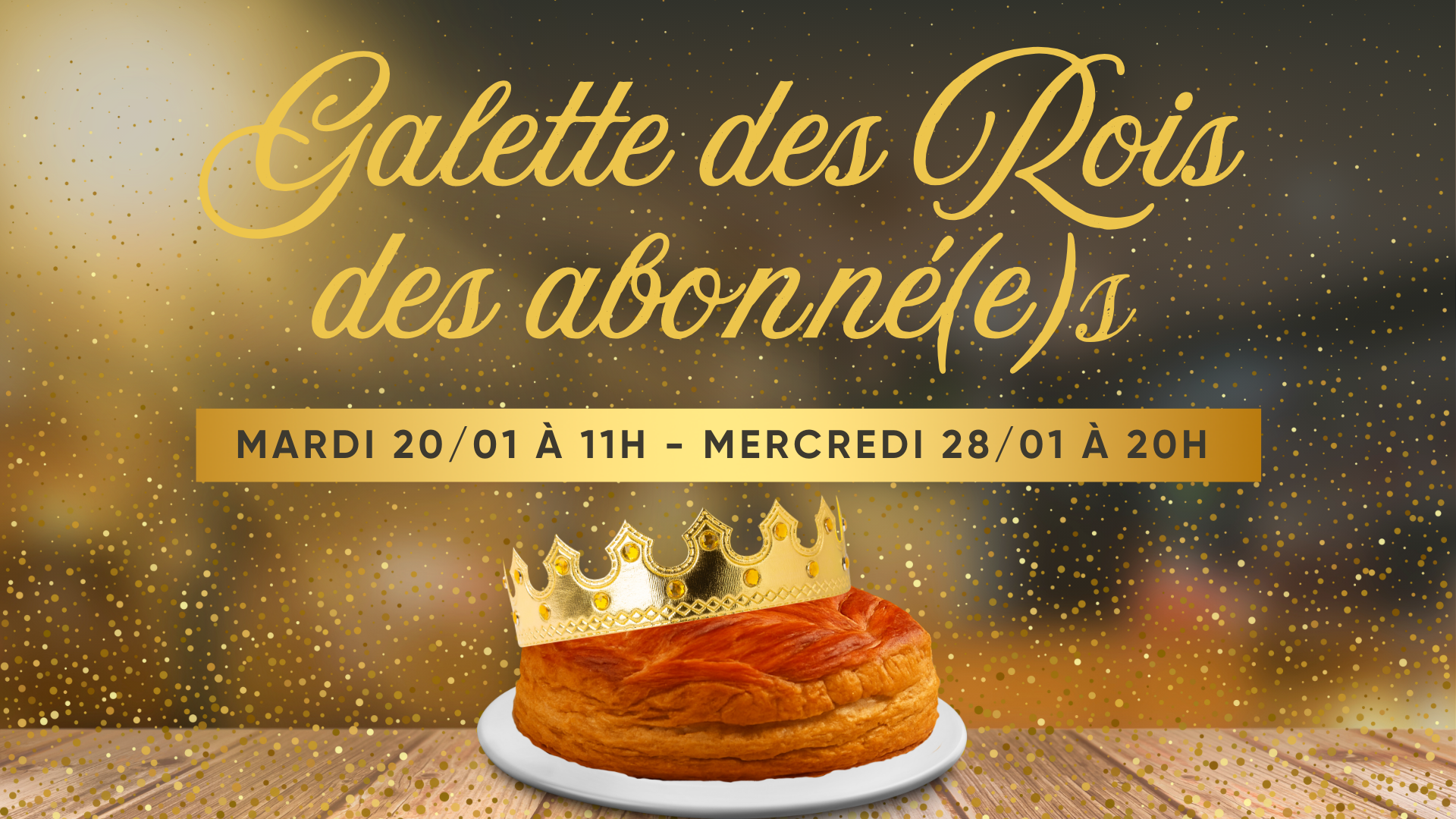 Venez d&eacute;guster une part de galette