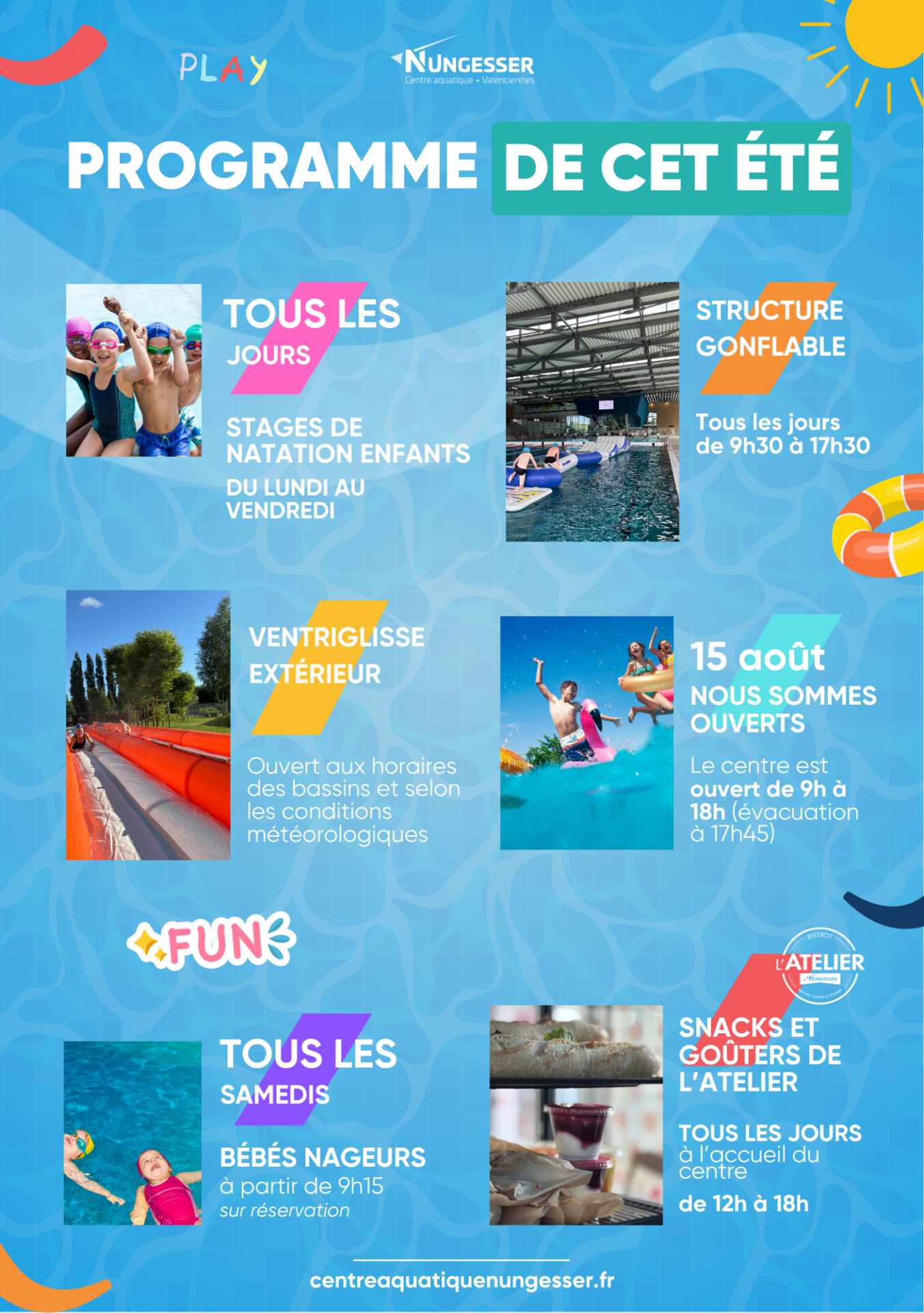 PROGRAMME DE L'ÉTÉ