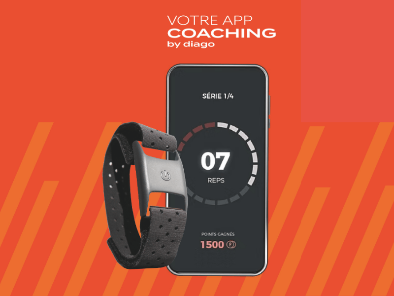 D&eacute;couvre notre appli 100% FITNESS avec Diago