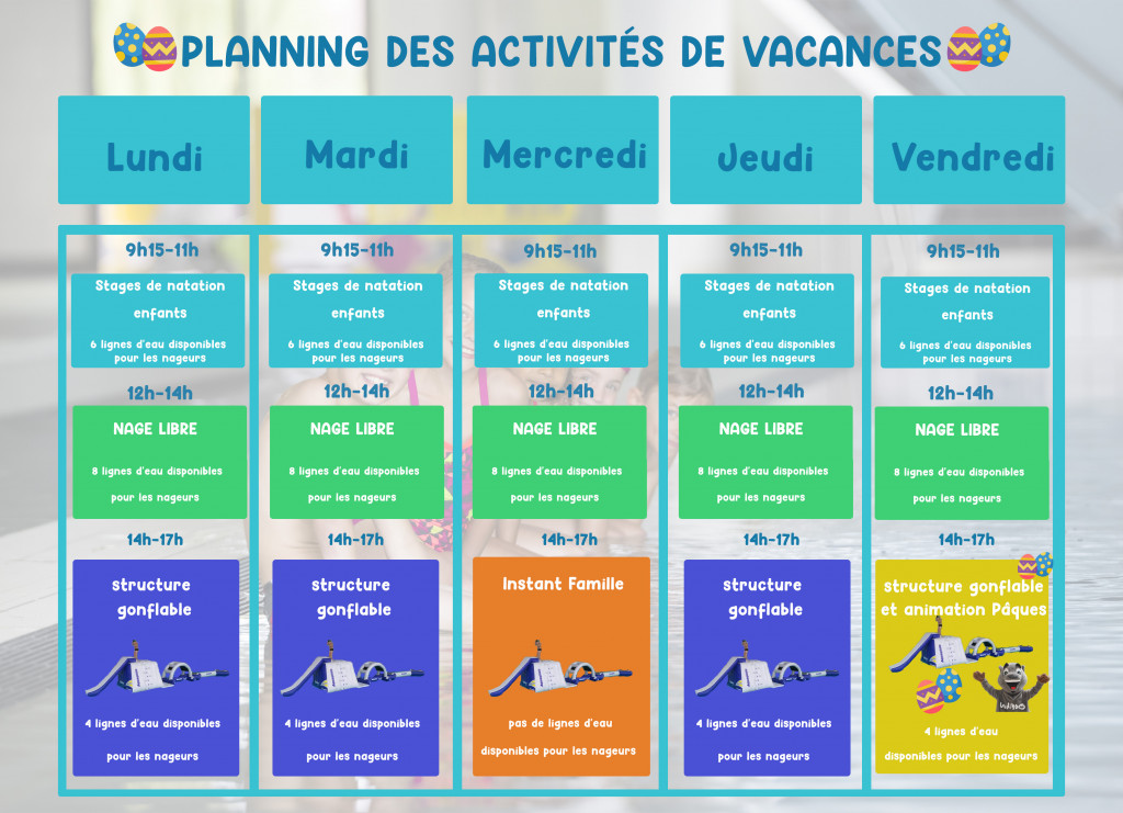 Vacances d'avril aux Nymphéas Vacances d'avril aux Nymphéas
