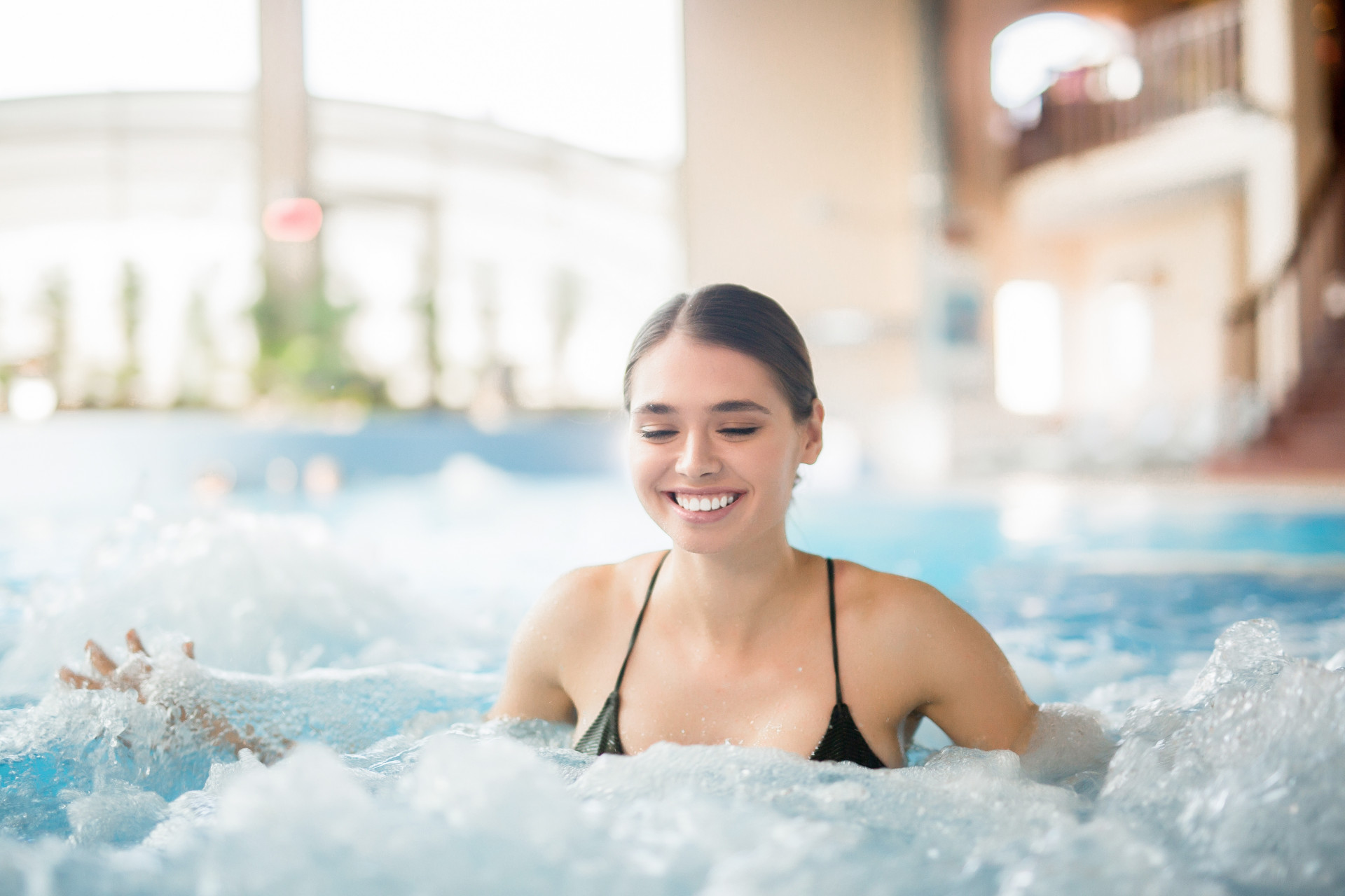 Un bain &agrave; remous