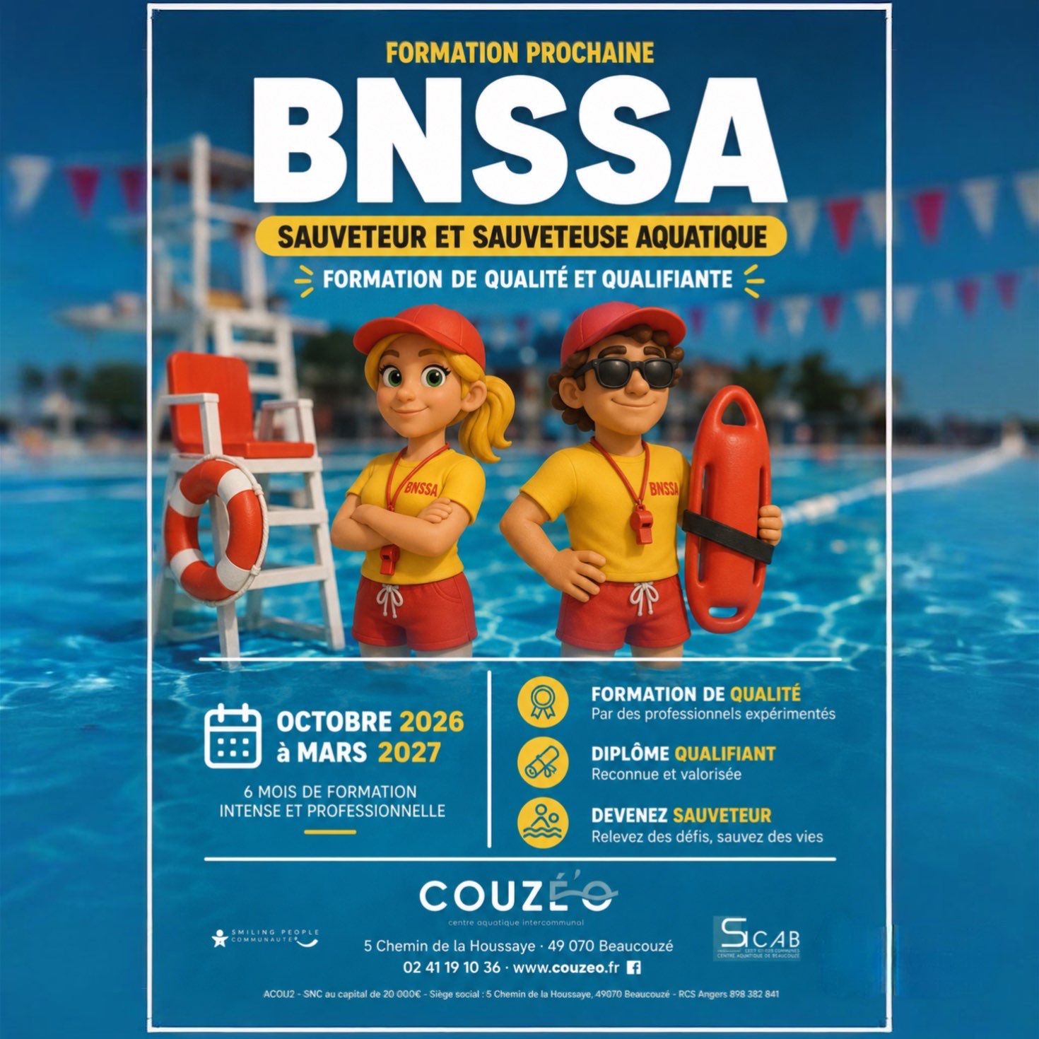 Inscription Formation BNSSA 2026-2027