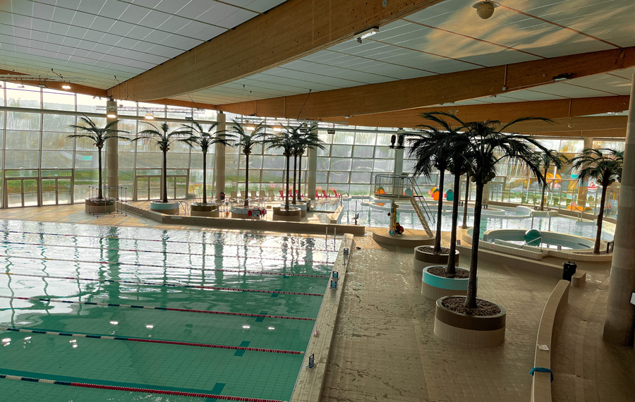 Véritable aire de loisirs dédiée à la natation et aux jeux aquatiques