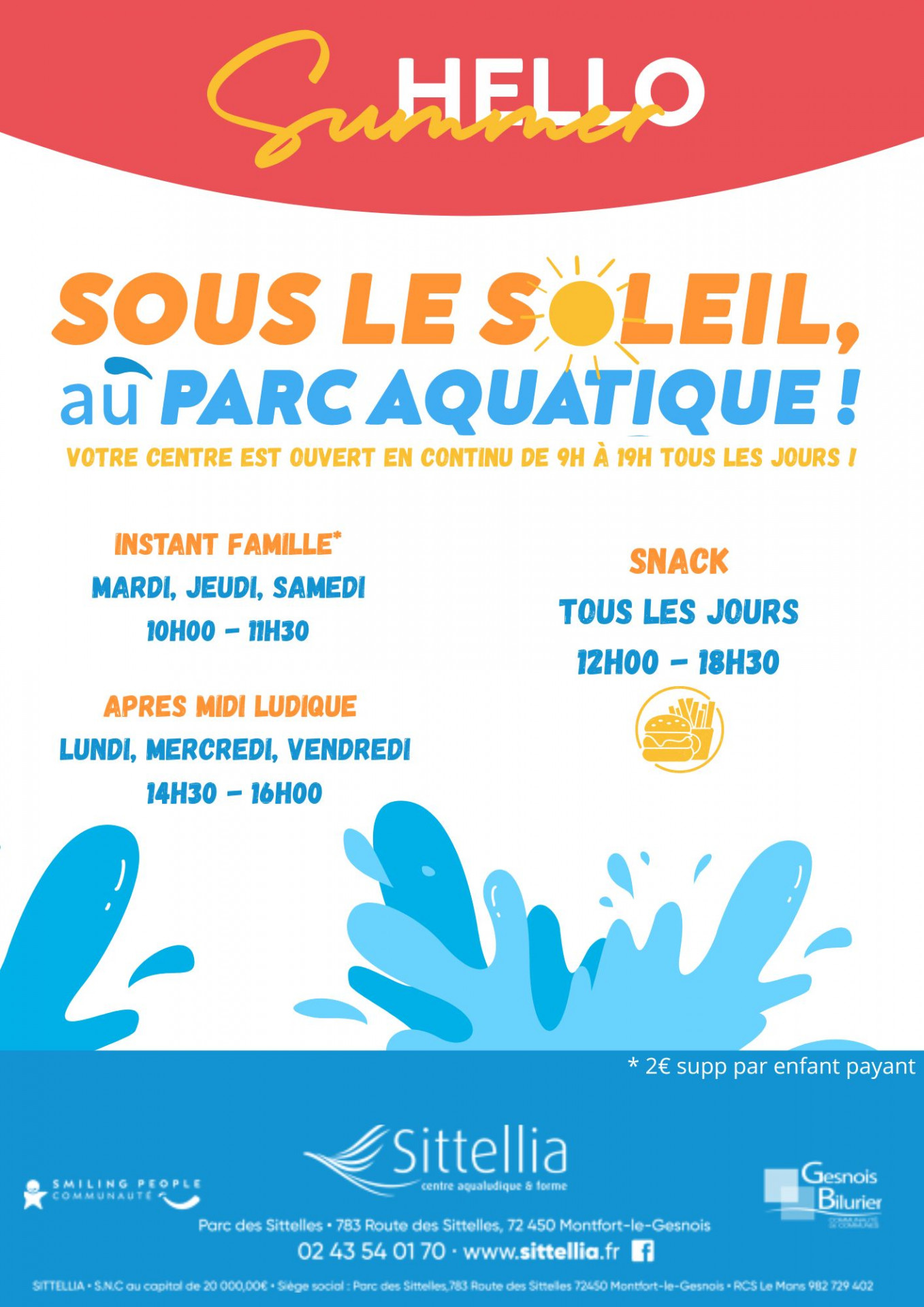 Venez profitez de l'été à Sittellia !