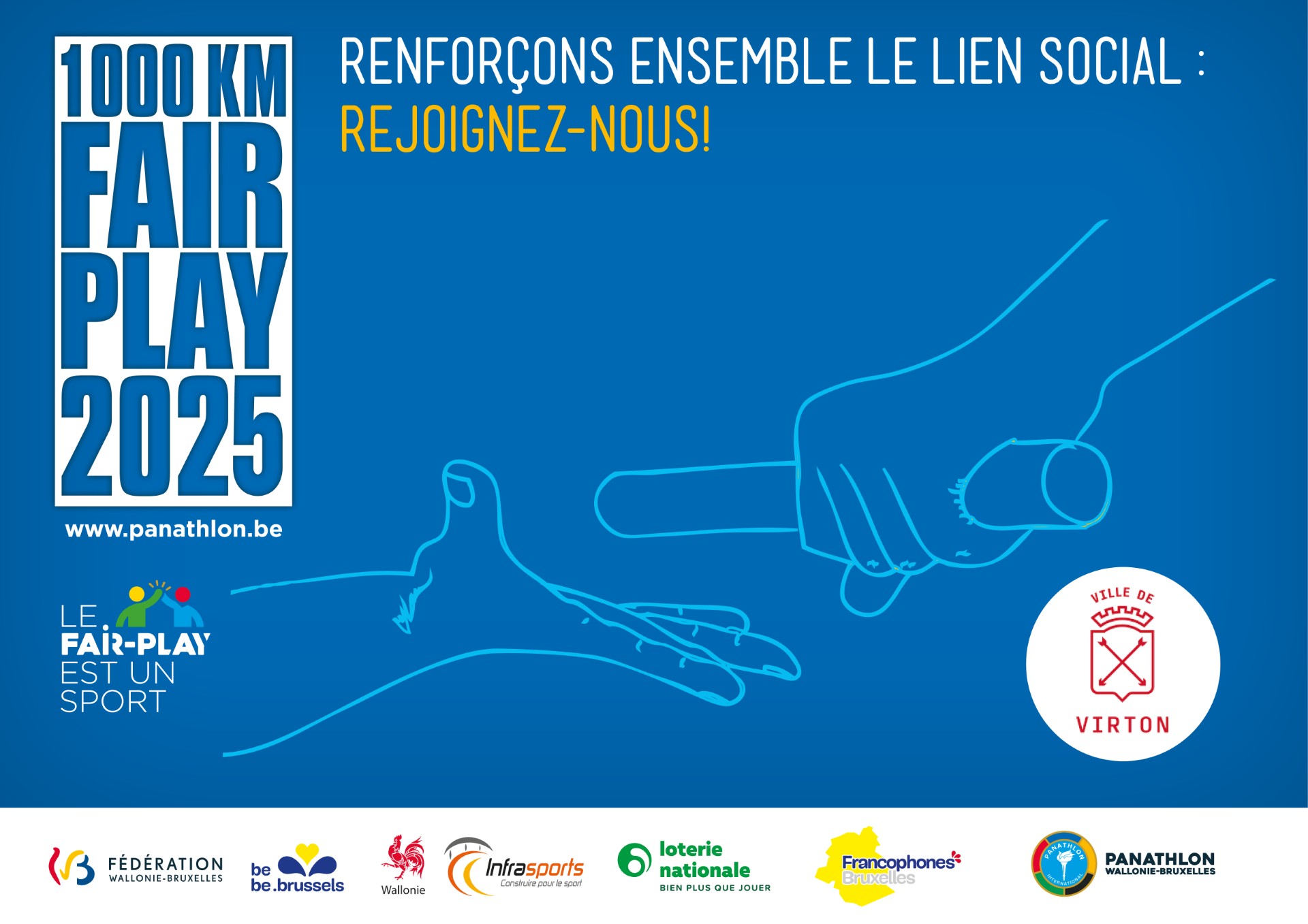 Les 1000km du Fair-Play du Panathlon Wallonie-Burxelles