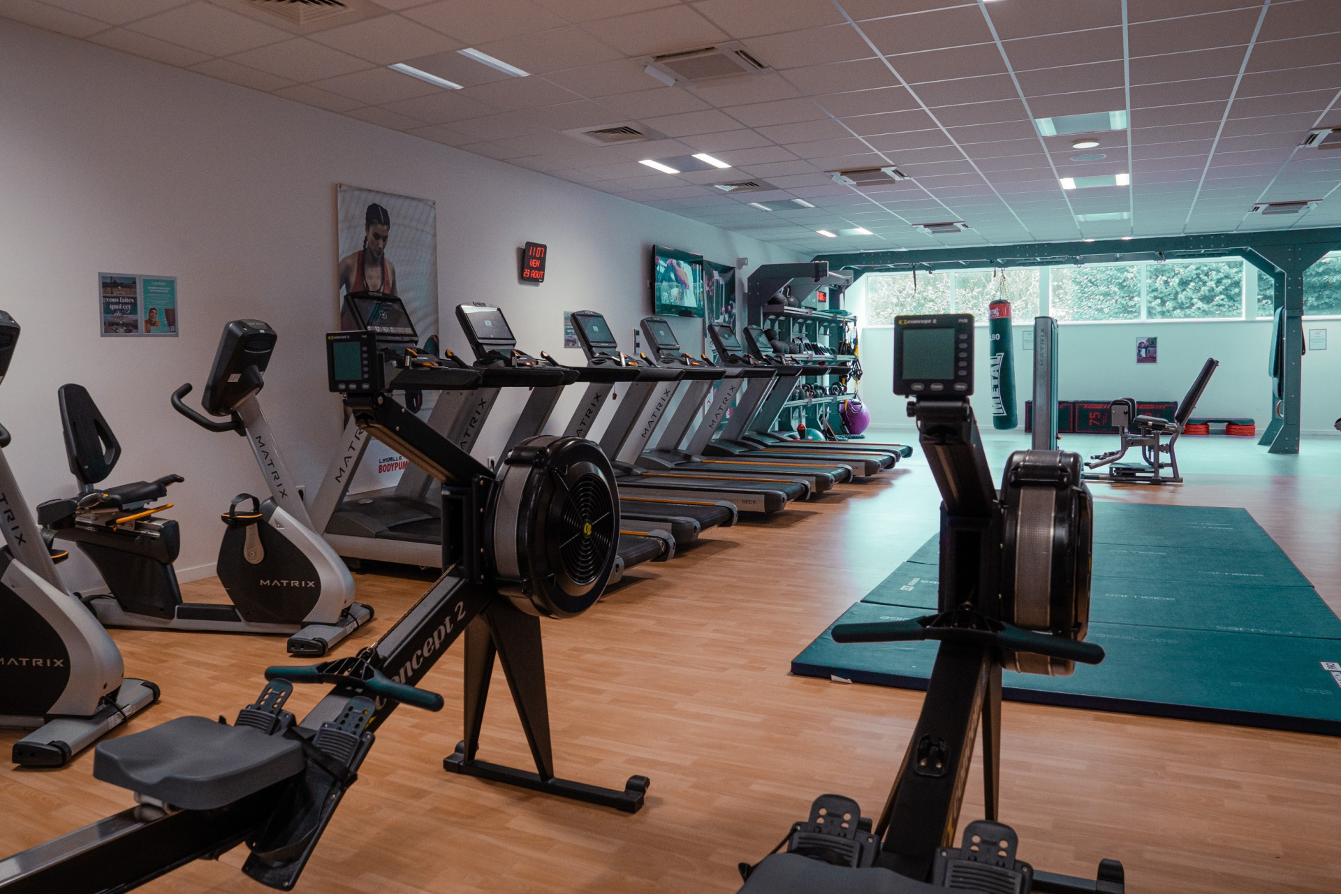 La salle cardio La salle cardio
