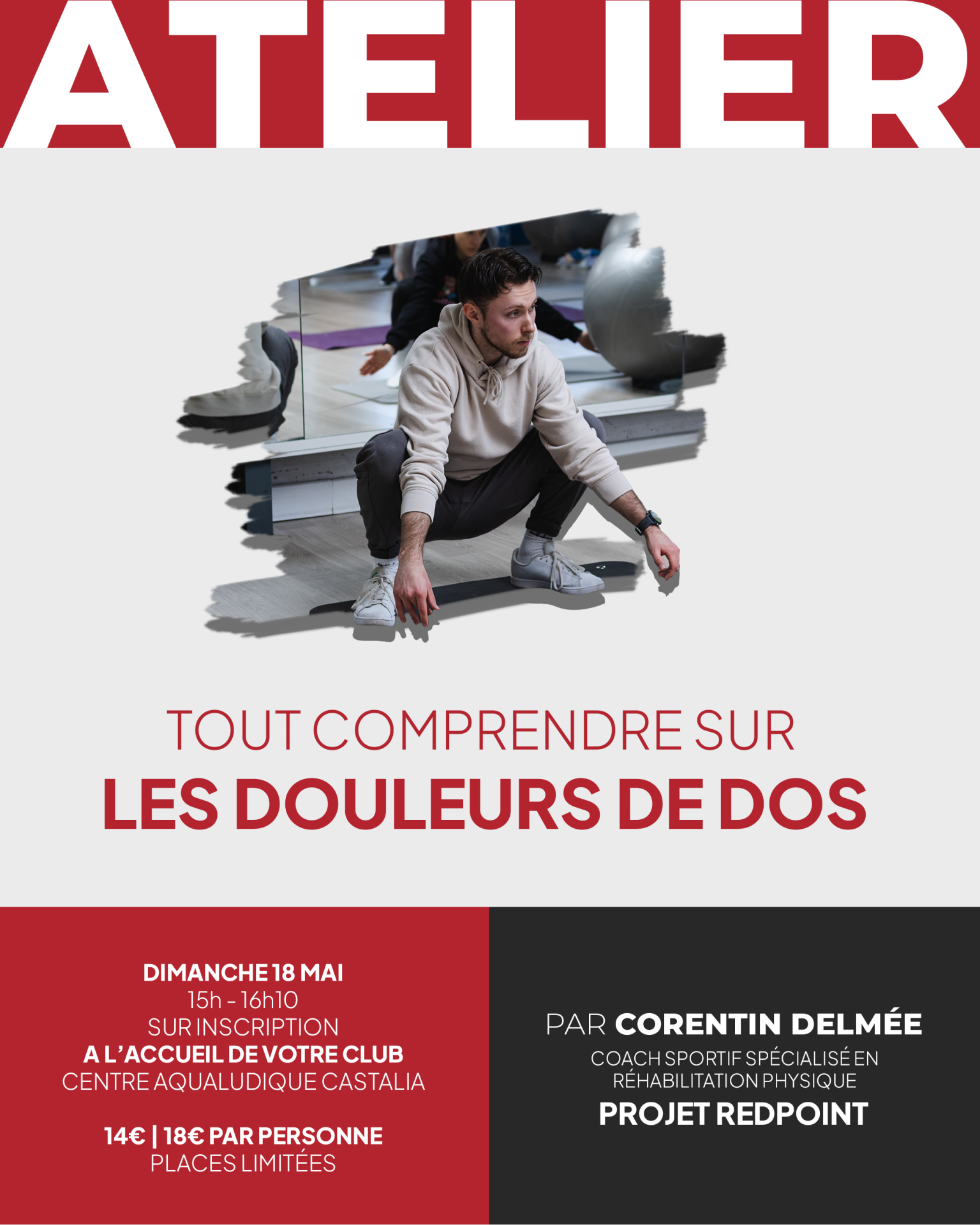 Atelier pour le dos
