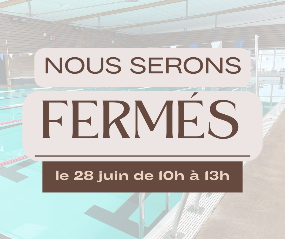 fermeture exceptionnel