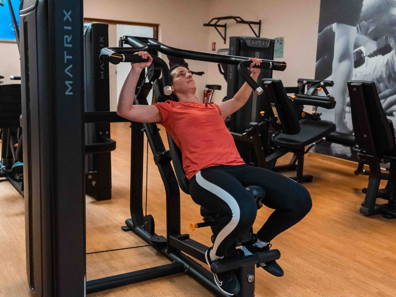 Salle fitness et cardio