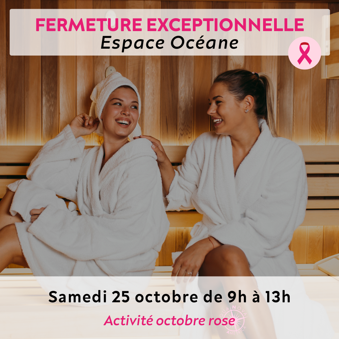 Fermeture exceptionnelle - Espace Océane