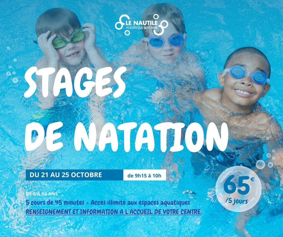 STAGES DE NATATION