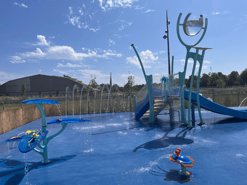 Notre aire de jeux Splashpad