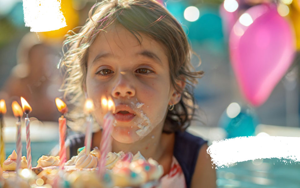 Et si l'anniversaire se f&ecirc;tait dans l'eau ?