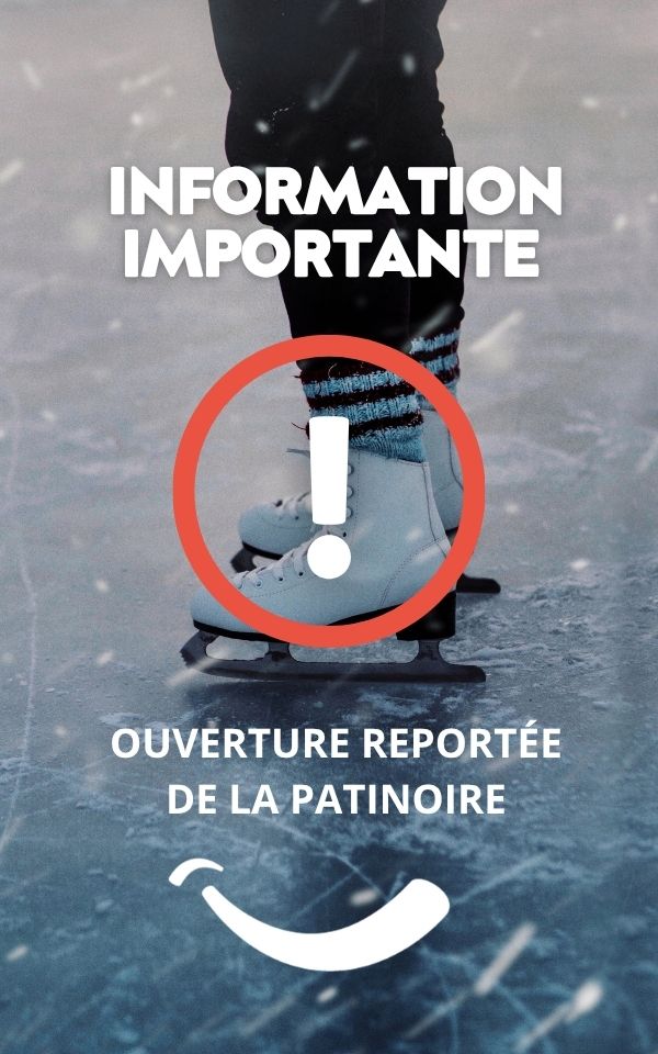 Ouverture de la patinoire report&eacute;e