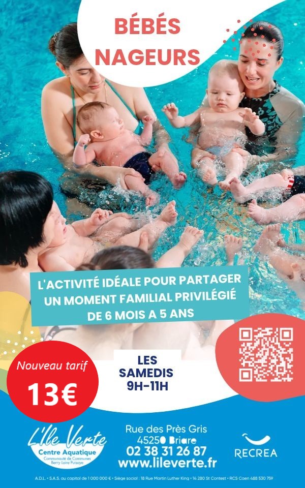 NOUVEAU TARIF b&eacute;b&eacute;s nageurs